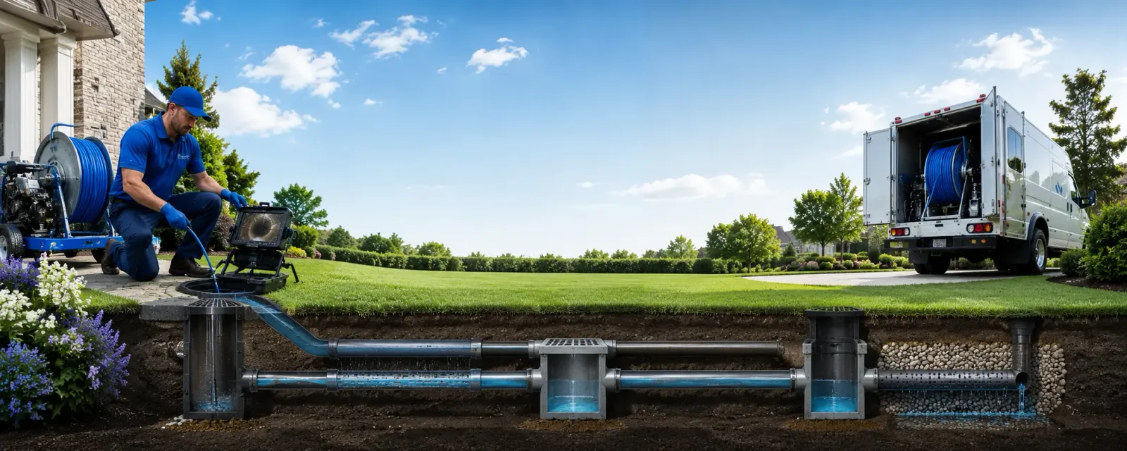Outdoor drain cleaning information for Van Vleck, TX