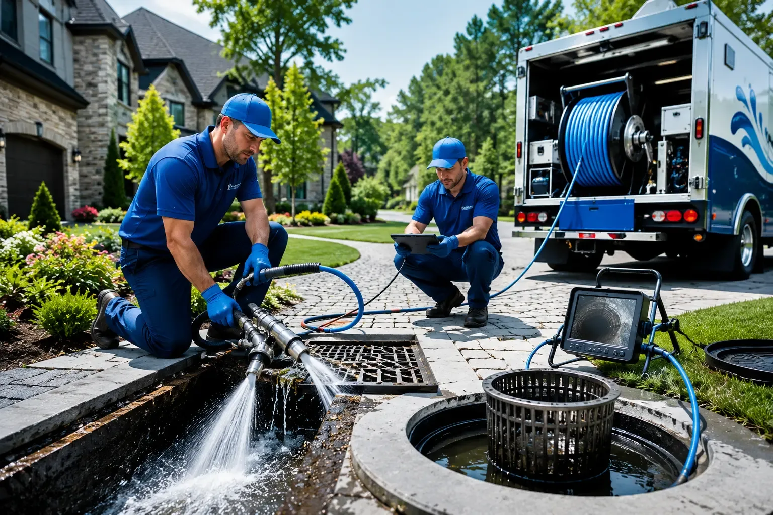Local outdoor drain cleaning professionals in Van Vleck, TX
