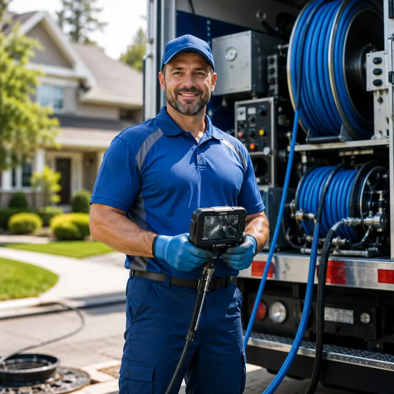 Local outdoor drain cleaning specialists in Van Vleck, TX
